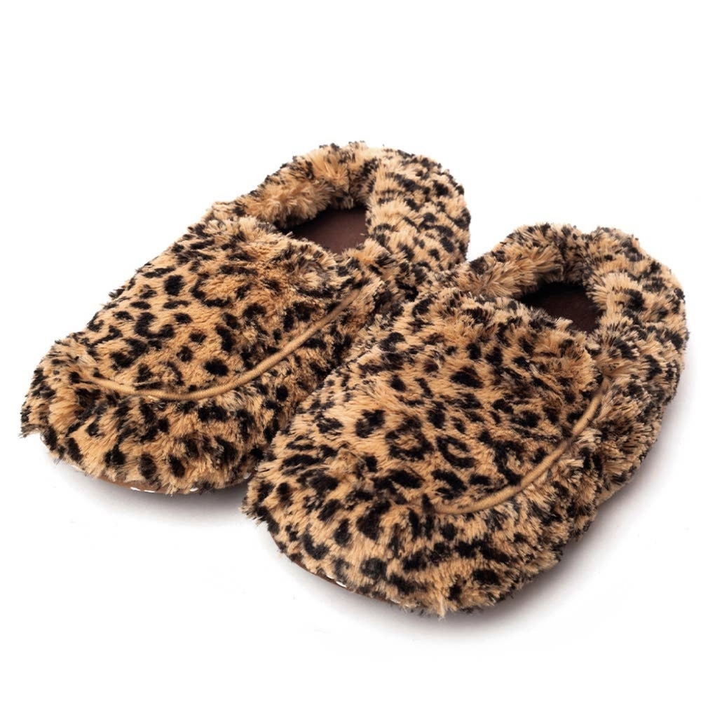 Warmies Leopard Slippers - Picture 2 of 2